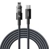 Cavo di ricarica rapida Baseus Display 20W Type-C a 8 pin, lunghezza: 2 m (nero)