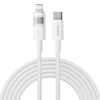 Cavo di ricarica rapida Baseus Display 20W Type-C a 8 pin, lunghezza: 2 m (bianco)