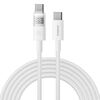 Cavo di ricarica rapida Baseus Display 100W da tipo C a tipo C, lunghezza: 2 m (bianco)