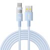 Cavo di ricarica rapida Baseus Display da 100 W USB-A a Type-C, lunghezza: 2 m (blu)