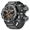 HAMTOD GT100 Cuffie Smart Watch, 1,46 pollici, Supporto Chiamata Bluetooth / Frequenza Cardiaca (Nero)