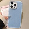 Per iPhone 16 Pro Max Custodia per telefono con copertura totale glitterata con cornice per fotocamera in strass incorporati (blu)