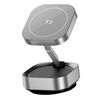 F2 Forte magnete ventosa regolabile pieghevole cruscotto auto parabrezza supporto per telefono (argento)