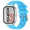 Per Redmi Watch 5 / Xiaomi Smart Band 9 Pro Cinturino in silicone con connettore in metallo argentato (azzurro cielo)