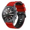 Cinturino per orologio in silicone bicolore Twill da 22 mm (rosso nero)