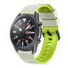Cinturino per orologio in silicone bicolore Twill da 22 mm (grigio lime)
