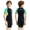 DIVE & SAIL 2.5MM Bambini Muta Calda Manica Corta Costume Intero Ispessito, Taglia: XL (Nero)