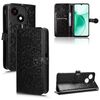 Custodia in pelle con trama a nido d'ape per ZTE Blade A35e / Z2466 (nera)