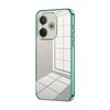 Per OPPO A5 Pro 5G Custodia per telefono con foro sottile e placcatura trasparente globale (verde)