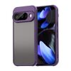Per Google Pixel 10 Fan Dun Series TPU Hybrid PC Custodia per telefono glassata (viola)
