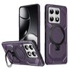 Per Xiaomi 14T Custodia per telefono con supporto MagSafe satinato (viola)