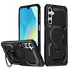 Per Samsung Galaxy A13 5G / M13 5G Custodia per telefono con supporto MagSafe satinato (nero)