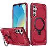 Per Samsung Galaxy A13 5G / M13 5G Custodia per telefono con supporto MagSafe satinato (rosso)