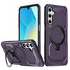 Per Samsung Galaxy A13 5G / M13 5G Custodia per telefono con supporto MagSafe satinato (viola)