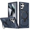 Per Samsung Galaxy S23 Ultra 5G Custodia per telefono con supporto MagSafe satinato (blu)