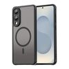 Per Samsung Galaxy S25 Edge 5G Fan Dun Series TPU Hybrid PC Frosted Magsafe Custodia per telefono (nero)
