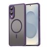 Per Samsung Galaxy S25 Edge 5G Fan Dun Series TPU Hybrid PC Frosted Magsafe Custodia per telefono (viola)