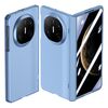 Per Huawei Mate X6 Custodia per telefono con cerniera a rimbalzo automatico con sensazione di pelle integrata (blu)