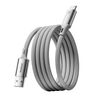 Cavo di ricarica rapida magnetico intrecciato MOMAX DA60 da 66 W USB a USB-C / Tipo-C, lunghezza: 1 m (oro titanio)