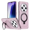 Per Redmi 14C 4G Custodia per telefono con supporto MagSafe satinato (rosa)