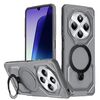 Per Redmi 14C 4G Custodia per telefono con supporto MagSafe satinato (grigio)