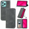 Custodia in pelle magnetica con flip per Honor 400 Lite Retro Skin Feel (grigio)