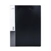 Deli 5302 Cartella portadocumenti con leva A4 e doppia clip in metallo, dorso 18 mm (5302 nero)