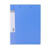 Deli 5302 Cartella portadocumenti con leva A4 e doppia clip in metallo, dorso 18 mm (5302ES blu)