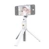K07 Bluetooth 4.0 Telefono cellulare Bluetooth regolabile Selfie Stick Self-timer Pole Treppiede (bianco)