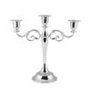 Candeliere retrò Decorazione per la casa Soggiorno Caffè Ristorante a tema Gioielli Cena a lume di candela Puntelli Regali, Stile: Silver-3 Arms