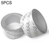 5 PCS Schermo Finestra Schermo Porta Foro Striscia Riparazione Patch Nastro anti-zanzara Riparazione foro (nero)