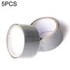 5 PCS Schermo Finestra Schermo Porta Foro Striscia Riparazione Patch Nastro anti-zanzara Riparazione foro (grigio)