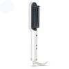 K-SKIN KD380 Piastra per capelli lisci elettrica Bigodino per capelli Spazzola per pettine PTC Riscaldamento Spazzola per capelli lisci in ceramica, spina UK (bianca)