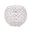 Sfera di cristallo Candeliere Vaso Piombo stradale Tipo di sfera Candeliere Candeliere di nozze Decorazione, Dimensioni: 100 mm (Argento)