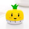 Creativo Cartoon Fruit Shape Multi-Function Rotary Timer Learning Work Efficiency Time Manager (Ananas)
