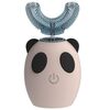 Strumento di bellezza a forma di U Dente a vibrazione a ultrasuoni Ricarica USB Spazzolino elettrico per bambini, Stile: 8-15 anni (rosa)