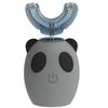 Strumento di bellezza a forma di U Dente a vibrazione a ultrasuoni Ricarica USB Spazzolino elettrico per bambini, Stile: 8-15 anni (grigio scuro)
