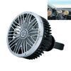 Ventilatore per auto Ventilatore per auto con interfaccia USB multifunzione Mini lampada a LED (nero)