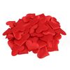 100 pezzi / pacco 3,5 cm forniture per matrimoni amore tiro a mano fiore decorazione della stanza nuziale simulazione petali finti (rosso)