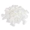 100 pezzi / pacco 3,5 cm forniture per matrimoni amore tiro a mano fiore decorazione della stanza nuziale simulazione petali finti (bianco)