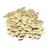 100 pezzi / pacco 3,5 cm forniture per matrimoni amore tiro a mano fiore decorazione della stanza nuziale simulazione petali finti (oro)