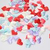100 pezzi / pacco 3,5 cm forniture per matrimoni amore tiro a mano fiore decorazione della stanza nuziale simulazione petali finti (miscelazione dei colori)