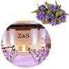 5 pezzi di plastica fatti a mano fai da te matrimonio schiuma testa di fiore simulazione bouquet fiore stame (5-8 bastoncini)