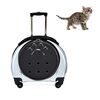 Pet Trolley Case Got Out Portable Pet Bag (Argento)