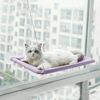 Amaca da appendere alla finestra Amaca per gatti con ventosa per animali domestici (viola)