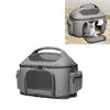Borsa portatile per animali domestici per gattini e cani Borsa a tracolla pieghevole per animali domestici Zaino per animali domestici (grigio chiaro)