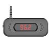 Doosl DSER107 Trasmettitore FM multifunzionale per auto Ricevitore musicale wireless con jack da 3,5 mm e display LCD, supporto per chiamate in vivavoce (nero)