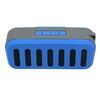 NUOVOXING NR-2013 TWS Auto Speaker Bluetooth a forma di condotto con canalizzazione (blu)