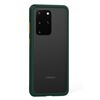 Custodia protettiva antiurto TPU + PC antiurto per Galaxy S20 + serie ROCK Guard Pro (verde scuro + arancione)