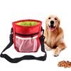 Borsa da snack per borsa da addestramento per animali domestici Borsa a vita da esterno portatile Borsa multifunzionale a due in-one (rosso)